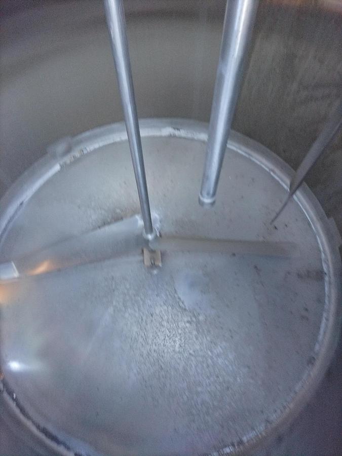 Used Tank, 1,000 Gallon, APV Crepaco, Single Wall, Agitated, Stainless Steel, #5991447