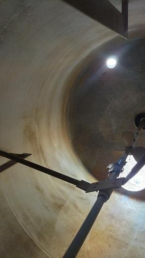 Used Tank, 2,250 Gallon, Stainless Steel, Agitated, 3 HP,  6' X 8’3” #S745314