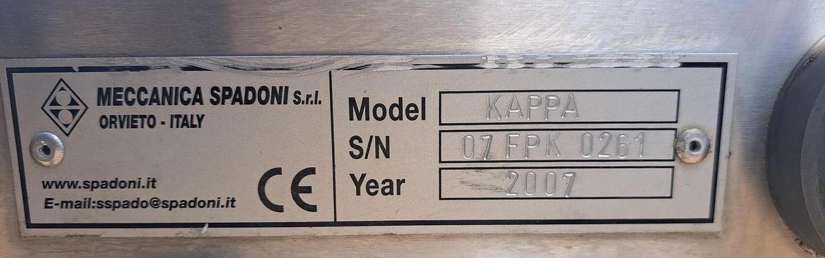 Used Filter Press, 400mm x 400mm (15.7" x 15.7"), Stainless Steel, Spadoni, Kappa, #5991567