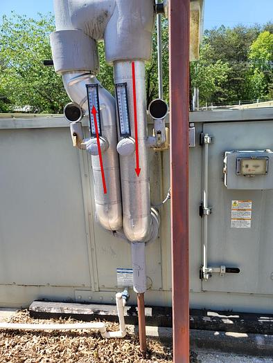 Used Trane 400-Ton Refrigeration Chiller, Model RTAC 4504