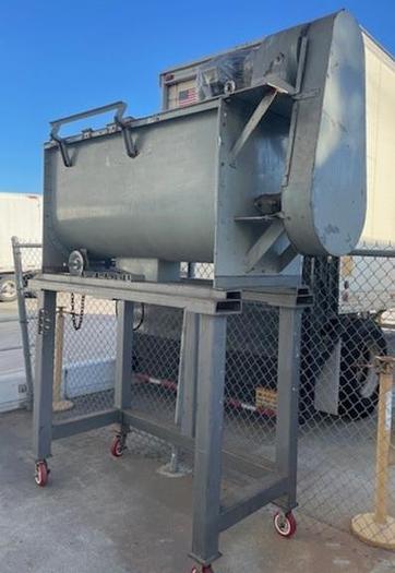 Used Mixer, Ribbon, 25 CF, Stainless Steel, Double Ribbon, Portable #5991237