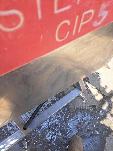 Used CIP, 3-Tank CIP Skid, 370 Gallon, 304 S/st, PIA, Heat Exchanger #S745252