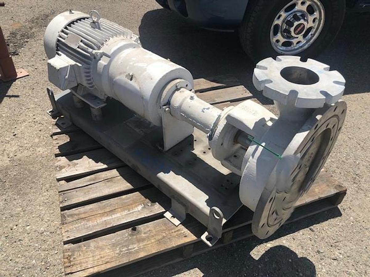 Used Pump, 20 HP, Vaughan, Chopper Pump, Mdl STH4R12CS, #5991997