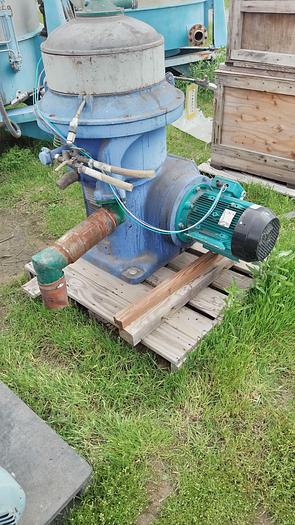 Used Centrifuge, Alfa-Laval, Mdl MOPX207SGT, Oil Separator, 20 HP #C744517