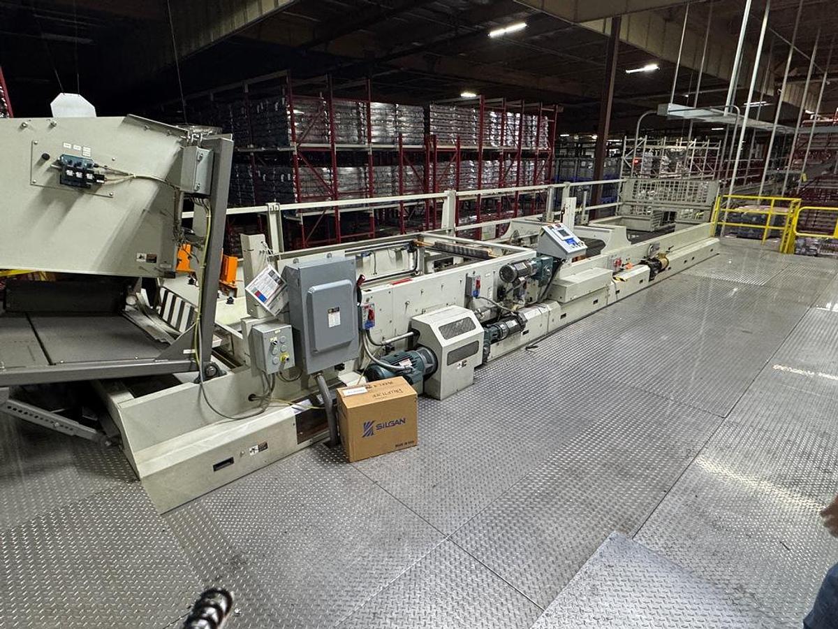 Used Bottling Line, 400 BPM, US Bottlers Filler, Krones Labelers, Fuji Intersleeve, Kisters Packer, #5991610