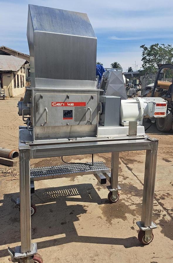 Used Mill / Grinder, Granulator Sieve / Nibbler, Gericke NBS 300/450, Stainless Steel, #5991558