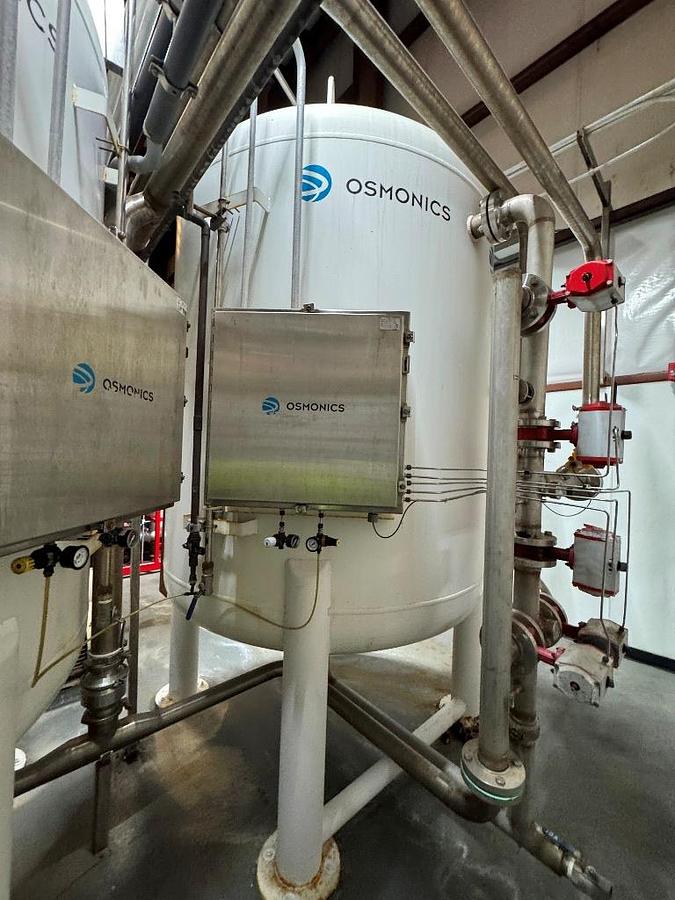 Used Filtration System, 300 GPM Nano Filtration & Permeate Storage, Osmonics/Promac/Aquafine, #5991631