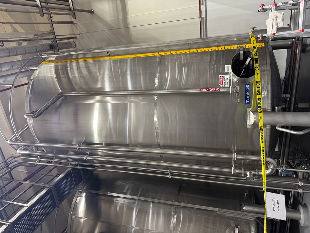 Used Tank, 10,000 Gallon, Watson Metal Masters, Agitated, Stainless Steel, Insulated, Qty 3, #5991624