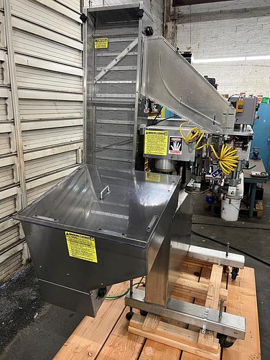 Used Capper, Inline, 6-Spindle, Kaps-All Model A-2, Cap Sorter #S745194