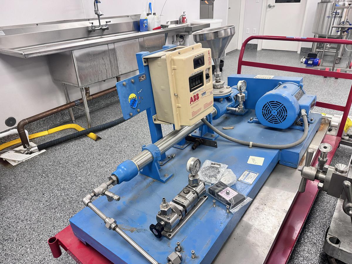 Used Homogenizer, High Pressure, Sonic Sonolator, A15-ISO-10A, 3 HP, #