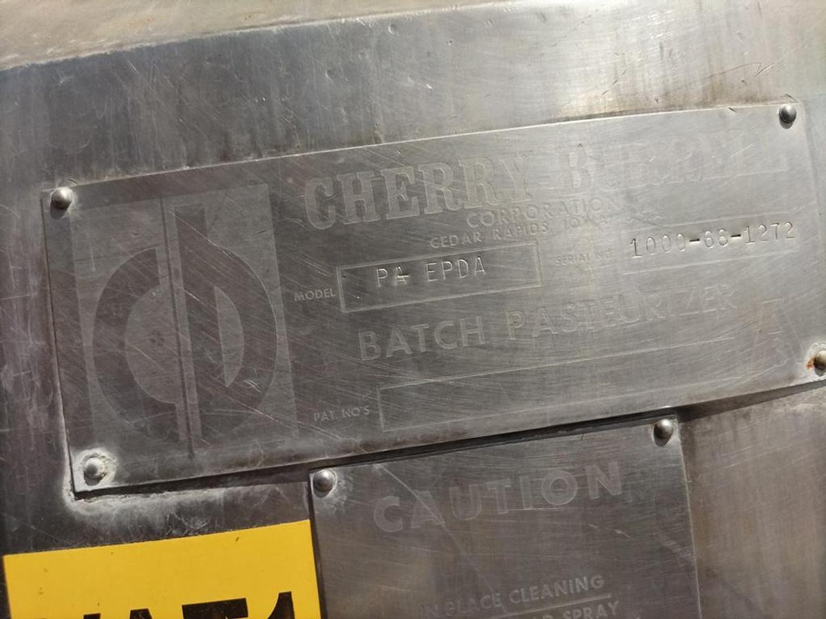 Used Tank, 1,000 Gallon, Jacketed, Stainless Steel, #5991894