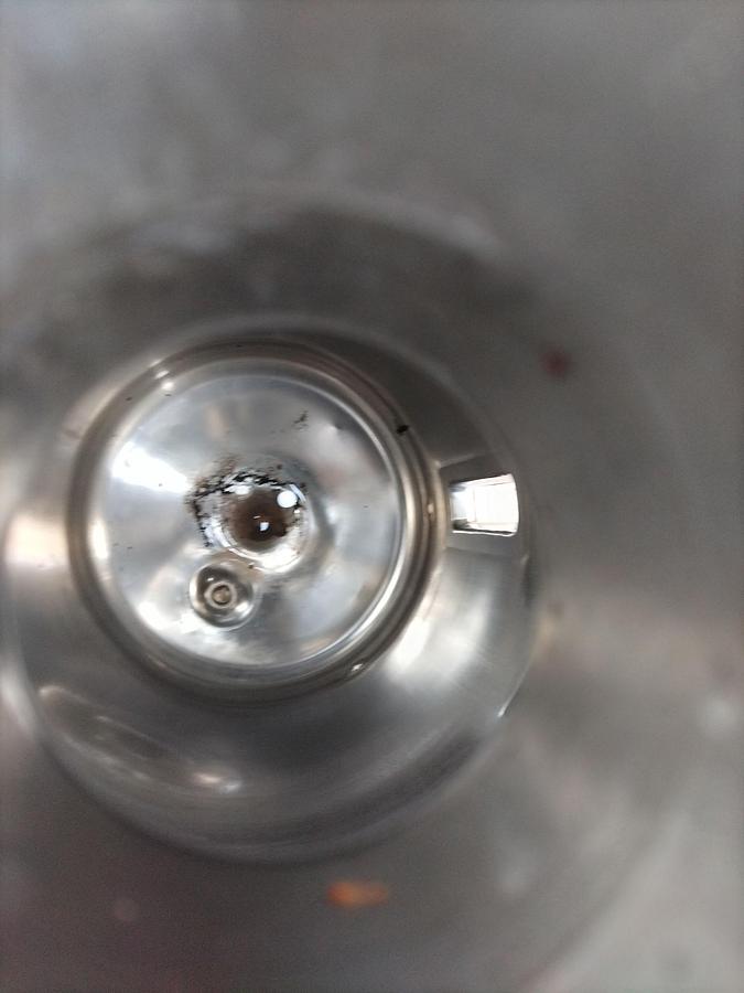 Used Tank,  105 Gallon (400 Liter), Jacketed, Stainless Steel, On Load Cell Stand, #5991462