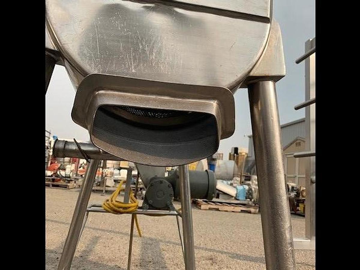 Used Separator, Fine Saver,  Stainless Steel, Rotary Drum Separator, 1/3 HP Drive, #5991937