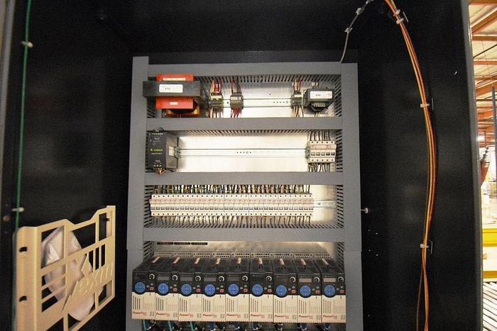 Used Wrapper, Pallet, Wulftec, WCA-SMART, Powered Roller Conveyor, #5991045