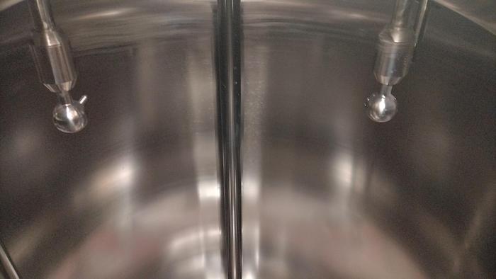 Unused CIP Skid, 2-Tank, (2) 250 Gallon, 316L Stainless Steel, A&B Process - #S745275