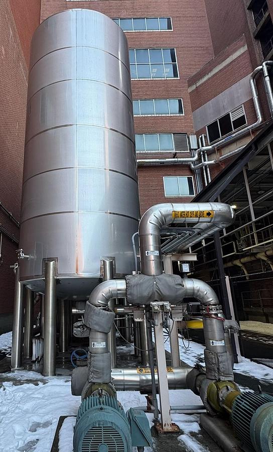 Used Tank, 20,000 Gallon, Duplex 2205 Stainless Steel, Insulated, Mueller (3) #5991692