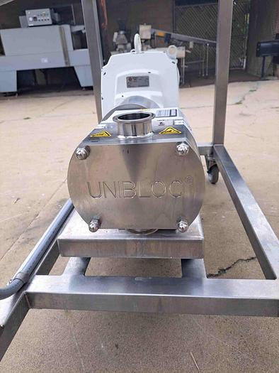 Used Pump, UNIBLOC Lobe Type, Size 450, 316 Stainless Steel #S745153