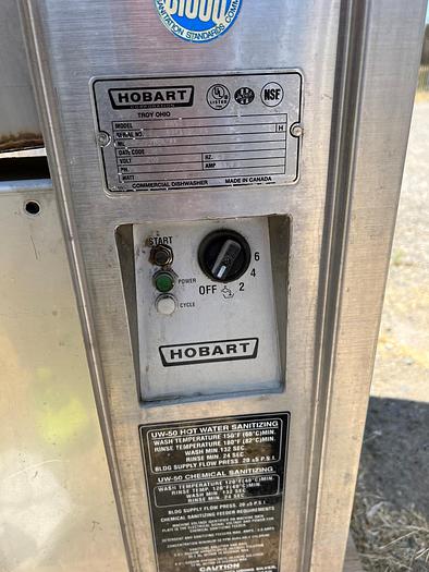 Used Washer, Utensil, Hobart, Model UW50, S/St #C745214
