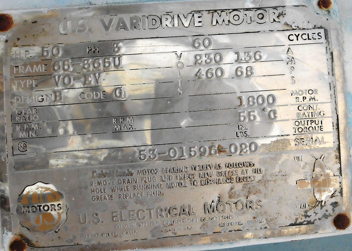 Used Mixer, Dispersion, 50 HP, C/st, Schold, Hydraulic Lift #S733445