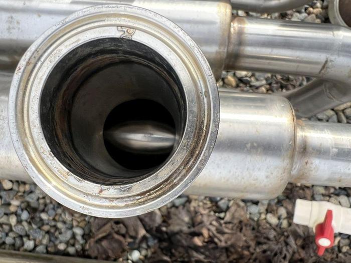 Used Stainless steel 40-Pass Tube-in-Tube Heat Exchanger