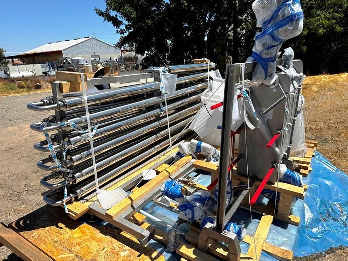 Unused Sterilizer System, Sugar, Alfa Laval, PHE Type, 66 GPM, 316 Stainless Steel, #5991411