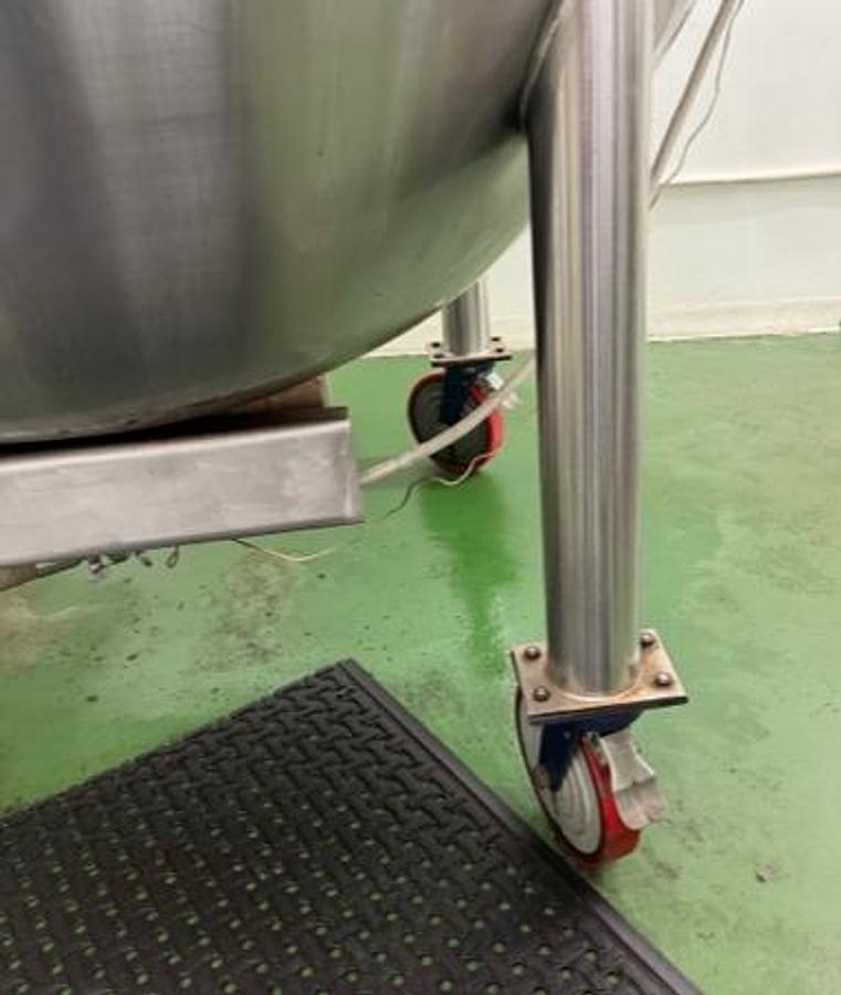 Used Kettle, 500 Gallon, Stainless Steel, Jacketed with Agitator,  Electric Heated, #5991764