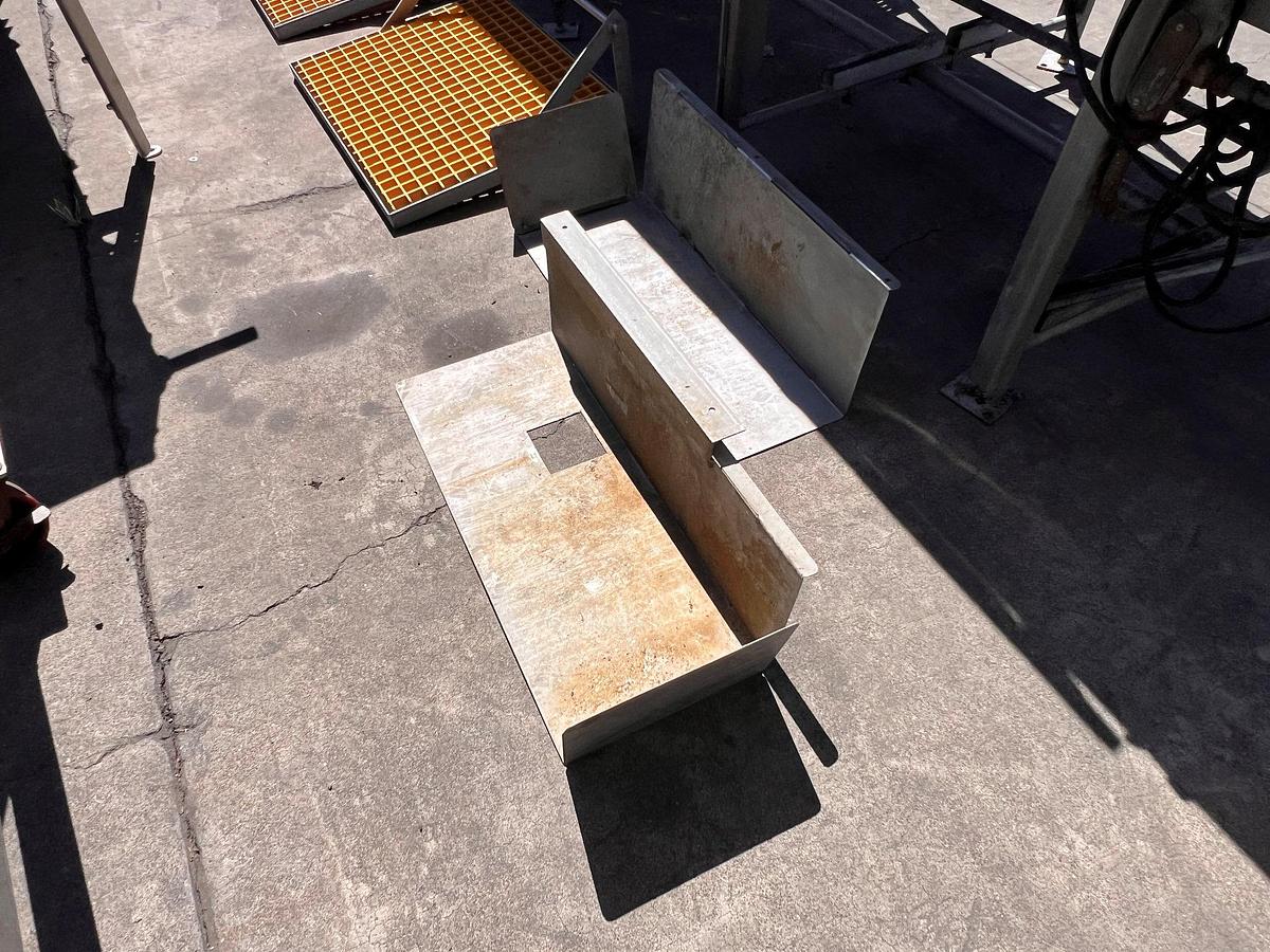 Used Conveyor, 36”W x 12’L, Inspection, Stainless Steel, Sound Ocean Metal Fabricators, #5991525