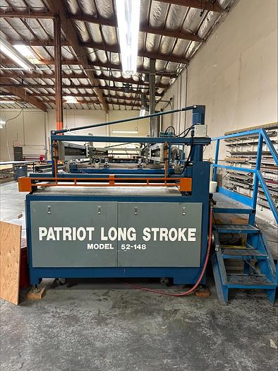 Used Screen Printer, Vitran, Model 52-148, Long Stroke, UV Dryer - #4702551