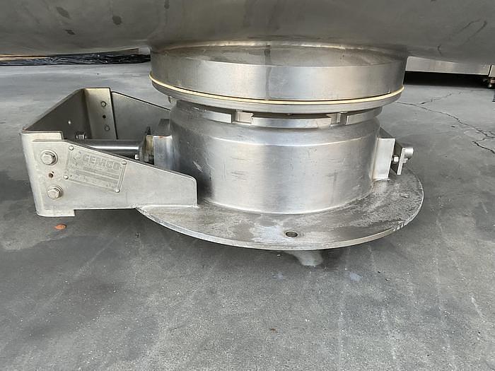 Used Mixer, Ribbon, Approx. 90 CF, Stainless Steel, Gemco, 40 HP #5512916