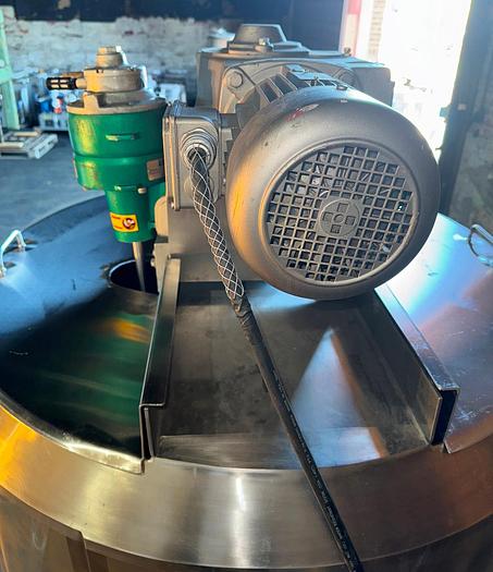 Used Tank, 200 Gallon, 316L Stainless, Jacketed, Scrape Agitated, Feldmeier #S745370