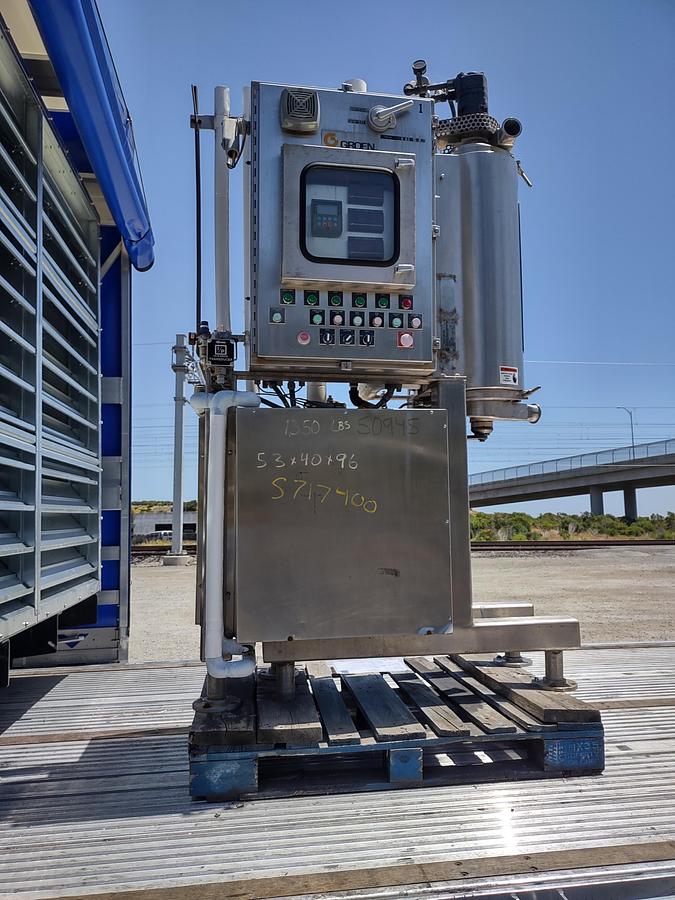 Used Votator, 8" X 36", Single, Groen, S/st, Vert, 10 HP (3) #S717400