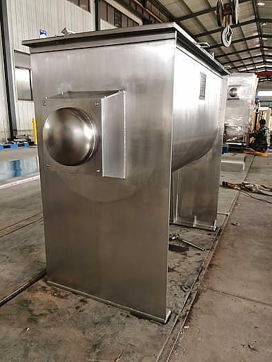 Used New 25 Cubic Foot Stainless Steel Ribbon Mixer, 7 HP