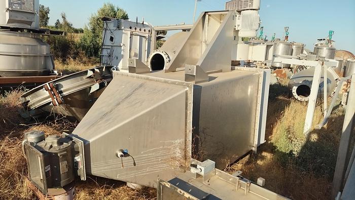 Used Dust Collector, Baghouse, 300 SF, 1400 CFM, S/st, #S741232