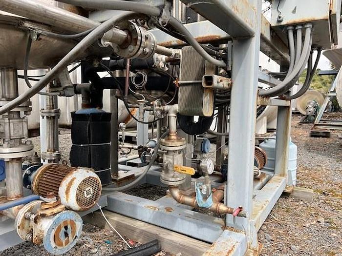 Used Scrubber, Solvent Recovery, 600 CFM, S/st, Chiller, Carbon, #C737471