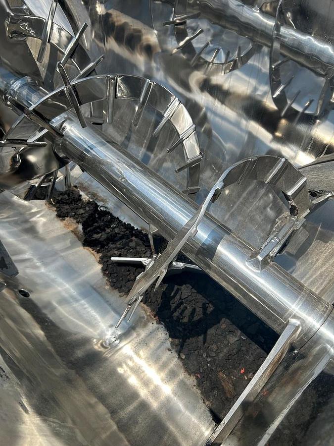 Used Mixer, Ribbon, 120 CF, Stainless Steel, Paddle/Ribbon, Jacketed, APS, #5991652