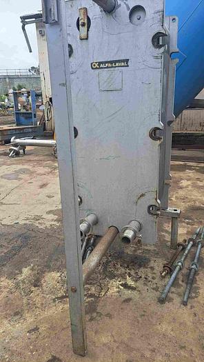 Used Heat Exchanger, Plate, Alfa Laval, 316 S/st, 16" wide x 45" long #S745179