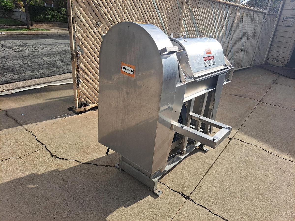 Used Pulper, Finisher, Brown International, Model 4000, 15 HP, #5991564