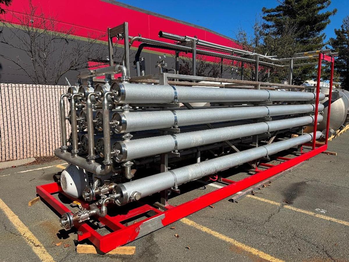 Used Filtration System, 300 GPM Nano Filtration & Permeate Storage, Osmonics/Promac/Aquafine, #5991631