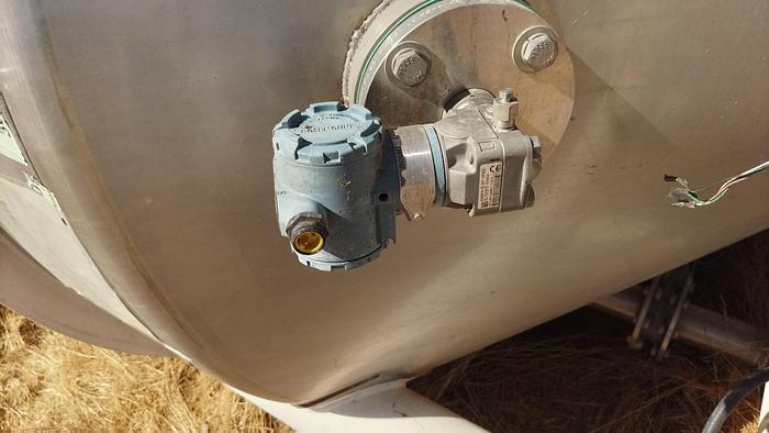 Used Tank, 5,000 gallon, Stainless, Agit, Hicks, 7'x16' #S745049