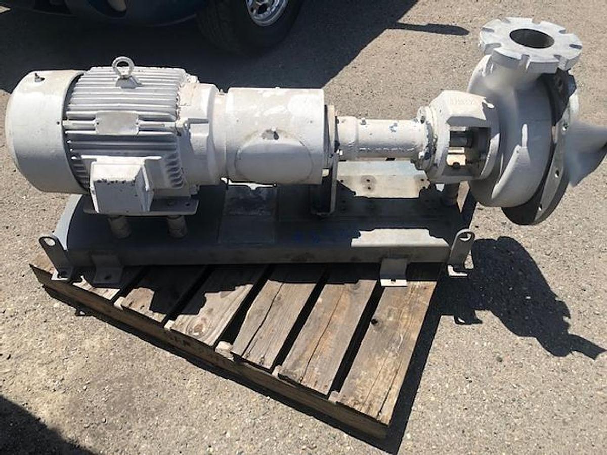 Used Pump, 20 HP, Vaughan, Chopper Pump, Mdl STH4R12CS, #5991997
