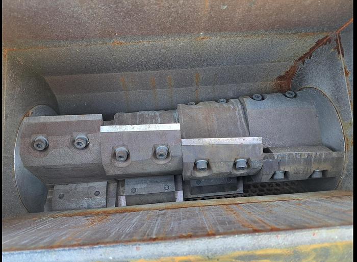 Used Rapid F-19 Plastic Granulator with Conveyor, 15 HP #S744853