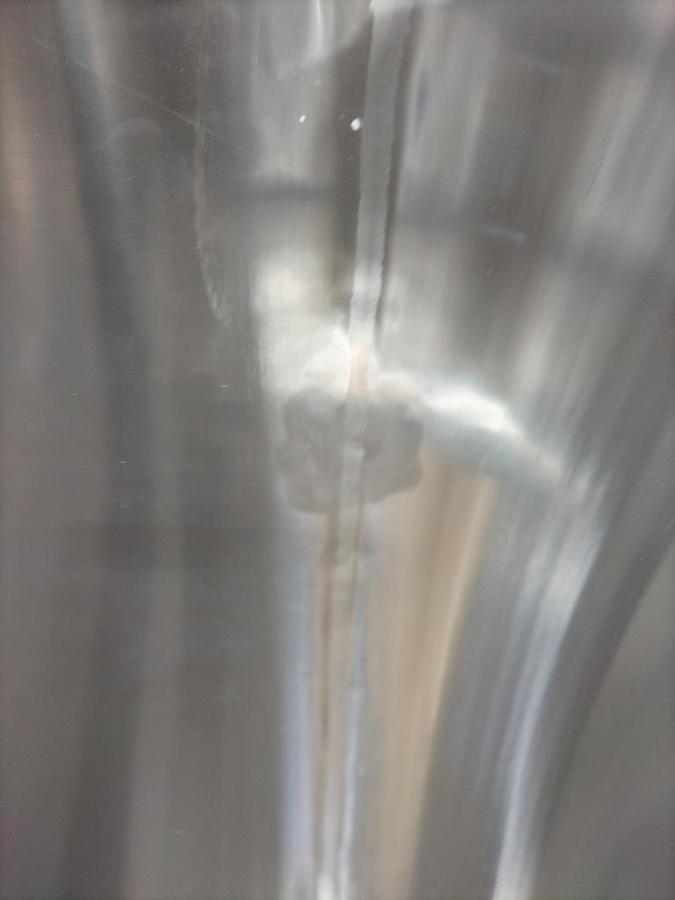Used Tank, 1,320 Gallon (5,000 Liter), Jacketed, Agitated, 316L Stainless Steel, 100 PSI, #5991478