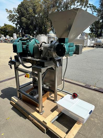 Used Mill, Nut Butter Mill, AC Horn, Model 148-C-8-SS, Stainless Steel, 30 HP #S745470