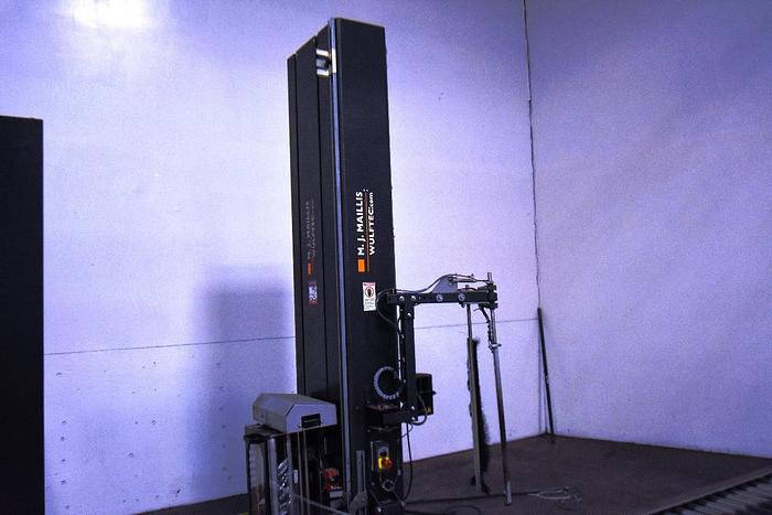 Used Wrapper, Pallet, Wulftec, WCA-SMART, Powered Roller Conveyor, #5991045