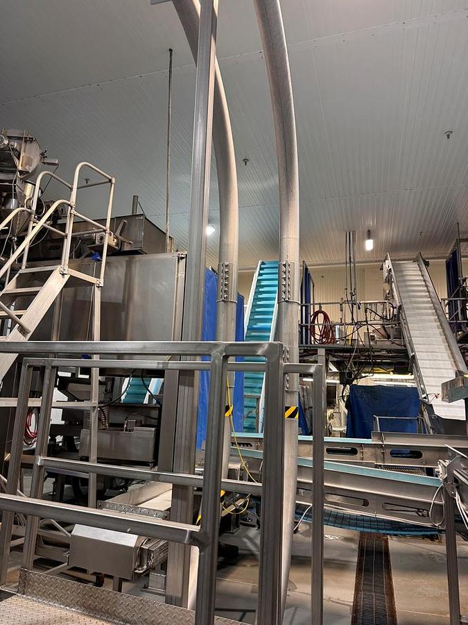 Used Conveyor, Tubular Drag Conveyor, Cablevey, 6300 Series, 6" di. X 200' Long, #5991848