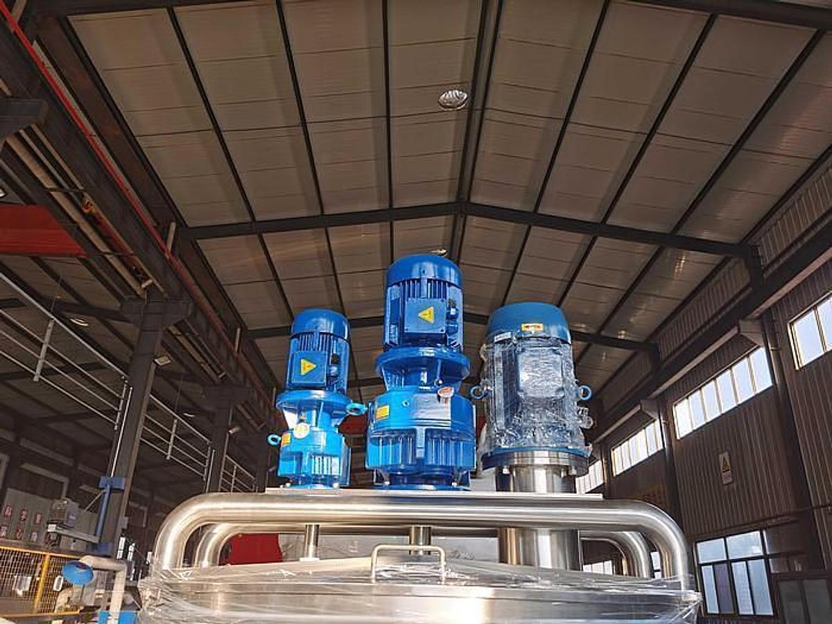 Used Tank, 20,000 Gallon, Triple Motion High Shear, 316L Stainless Steel, 75 PSI, Jacket, #5991702