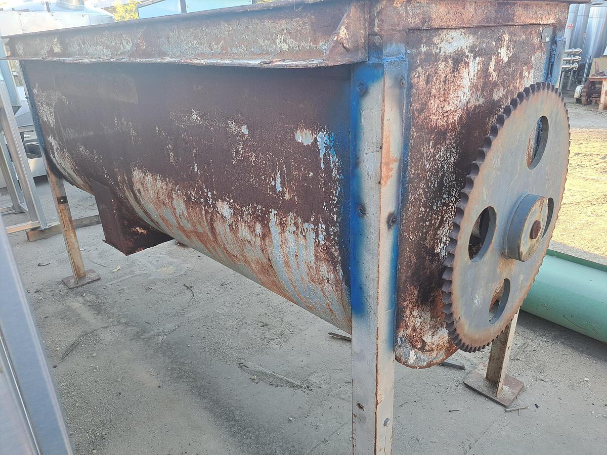 Used Mixer, Ribbon, 64 CF, C/st, 3' x 8' x 39" #S735014