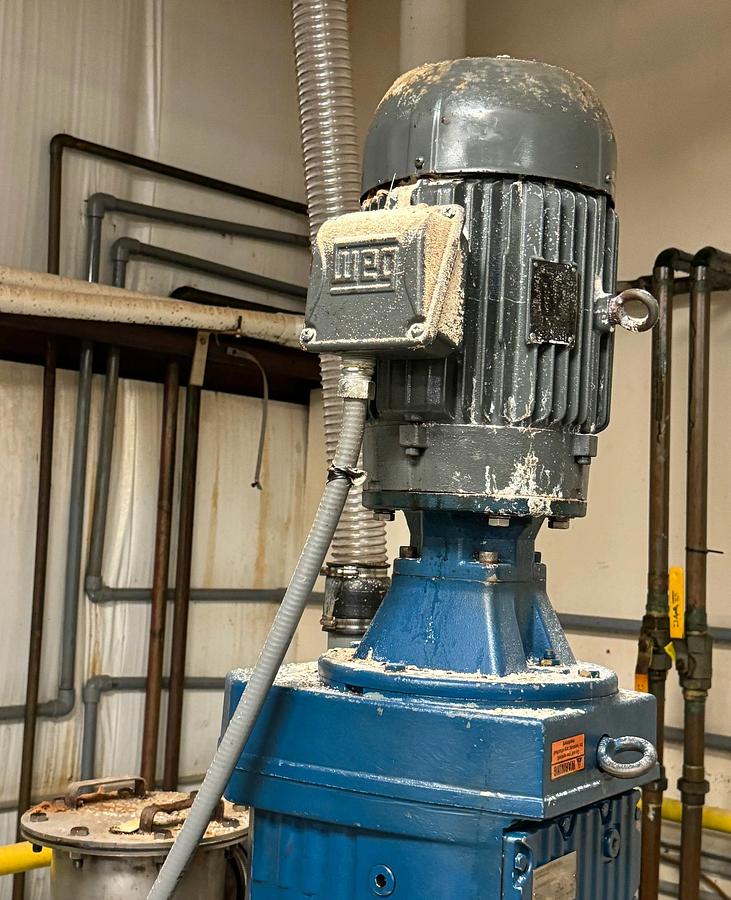 Used Reactor, 1,000 Gallon, 316L Stainless Steel, Brighton, Pfaudler Agitator, #5991814