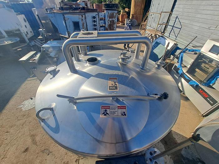Used Tank, 500 Gallon, Mix Tank, Jacketed, Walker, 304 Stainless #S745318