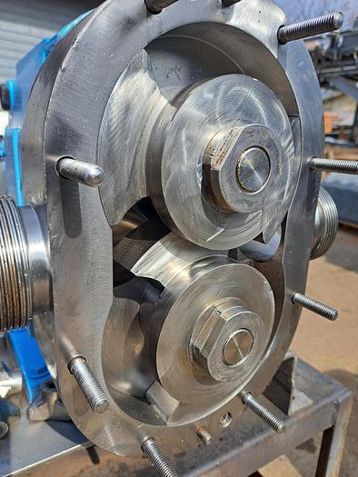 Used Pump, Positive, Waukesha, Model 060U1, 316 Stainless Steel, 5 HP #S745385